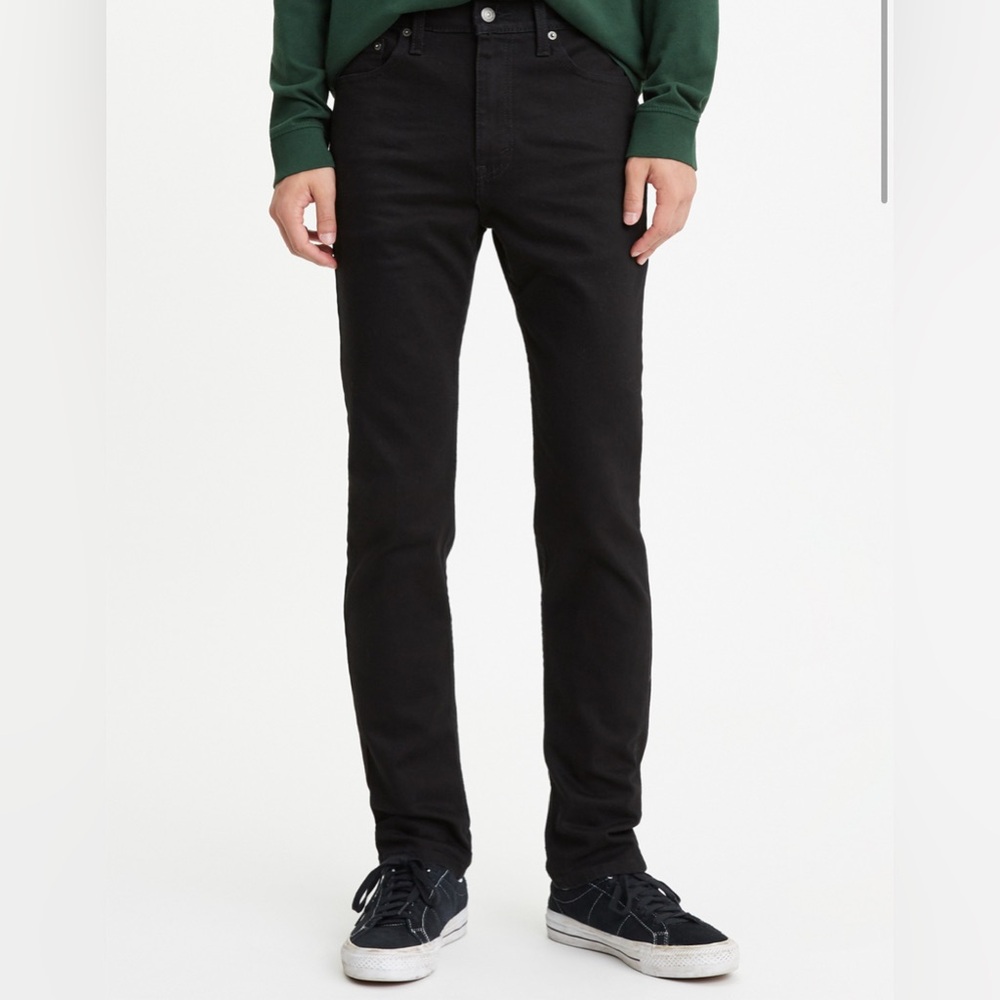 Signature Levi Strauss Mid-rise Skinny Jeans Black